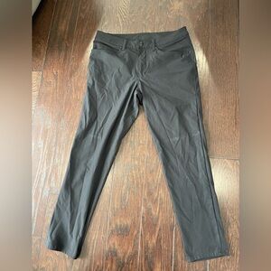 Lululemon Pants Men Size 32 ABC Classic Fit  Black Warpstreme Performance